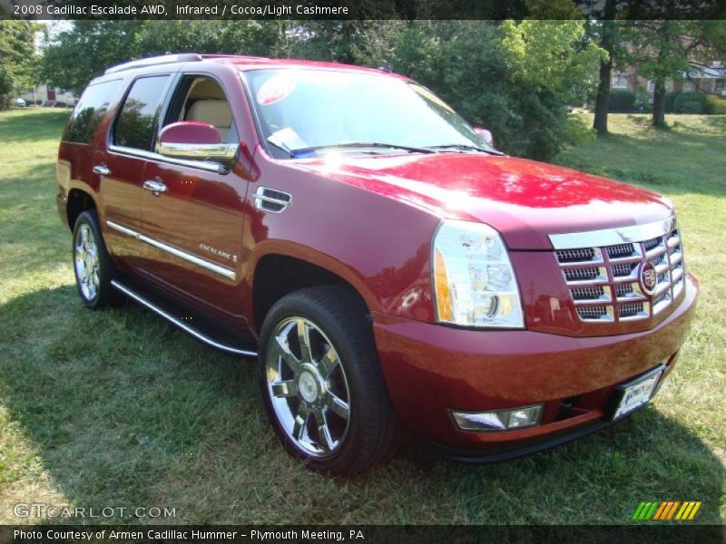 Infrared / Cocoa/Light Cashmere 2008 Cadillac Escalade AWD