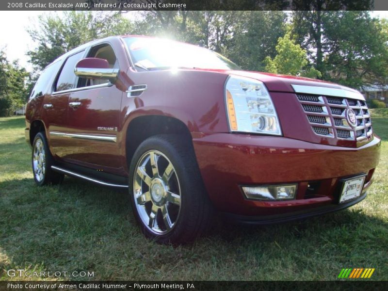 Infrared / Cocoa/Light Cashmere 2008 Cadillac Escalade AWD