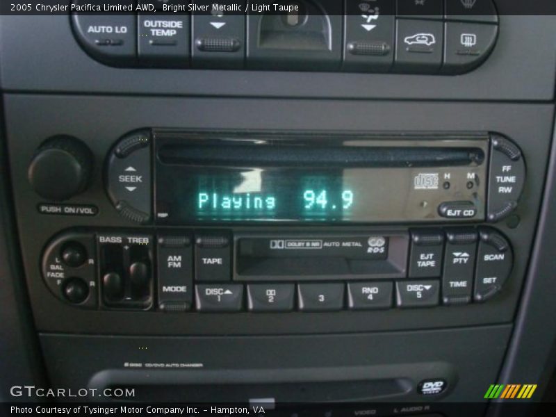 Bright Silver Metallic / Light Taupe 2005 Chrysler Pacifica Limited AWD
