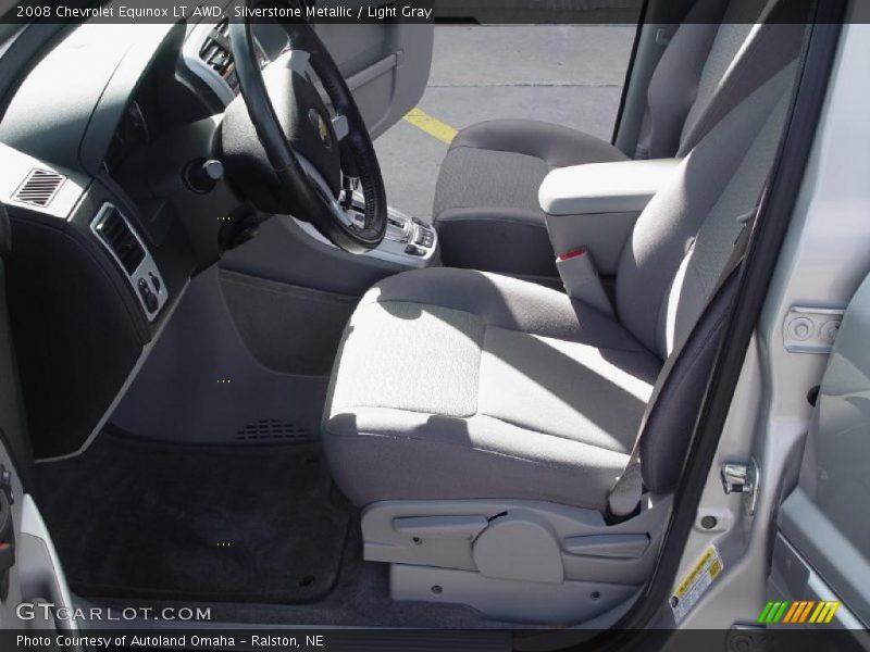 Silverstone Metallic / Light Gray 2008 Chevrolet Equinox LT AWD
