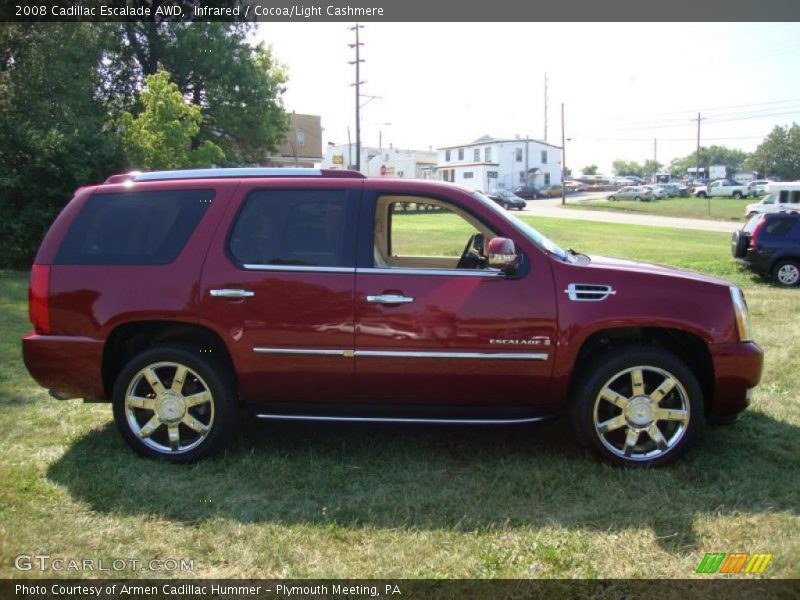 Infrared / Cocoa/Light Cashmere 2008 Cadillac Escalade AWD