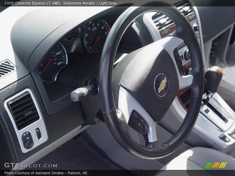 Silverstone Metallic / Light Gray 2008 Chevrolet Equinox LT AWD