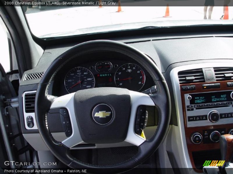 Silverstone Metallic / Light Gray 2008 Chevrolet Equinox LT AWD