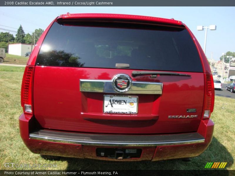 Infrared / Cocoa/Light Cashmere 2008 Cadillac Escalade AWD