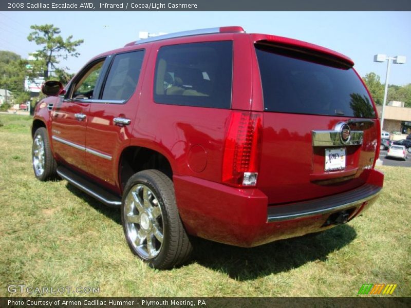 Infrared / Cocoa/Light Cashmere 2008 Cadillac Escalade AWD