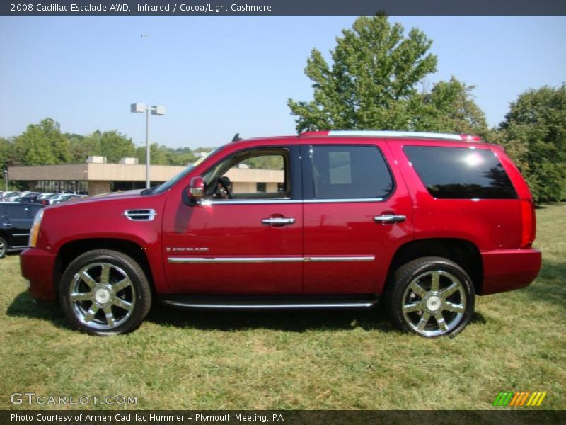 Infrared / Cocoa/Light Cashmere 2008 Cadillac Escalade AWD