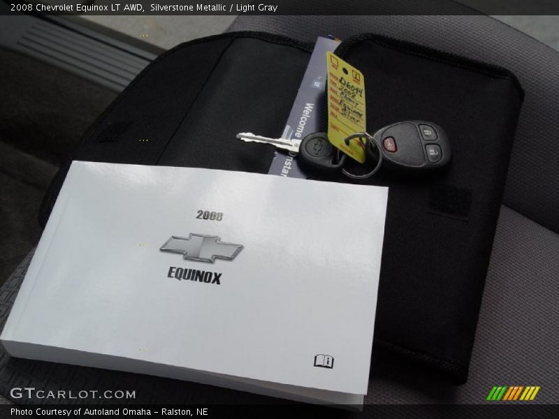 Silverstone Metallic / Light Gray 2008 Chevrolet Equinox LT AWD