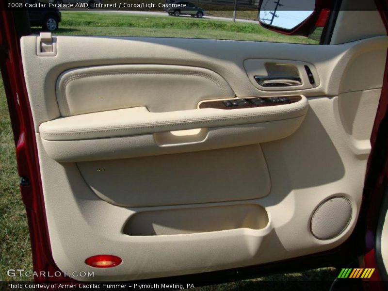 Infrared / Cocoa/Light Cashmere 2008 Cadillac Escalade AWD