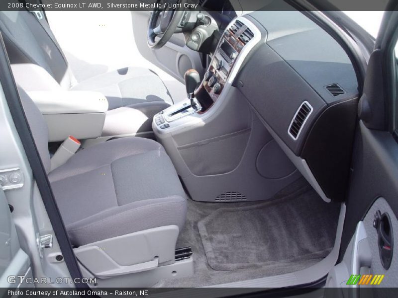 Silverstone Metallic / Light Gray 2008 Chevrolet Equinox LT AWD