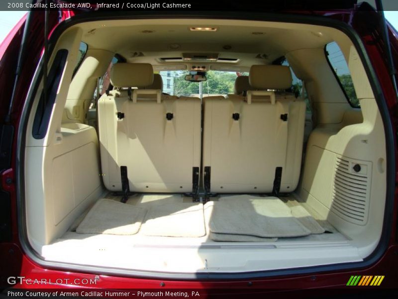 Infrared / Cocoa/Light Cashmere 2008 Cadillac Escalade AWD