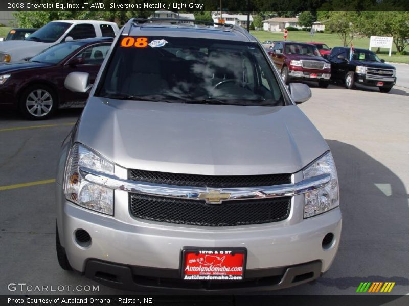 Silverstone Metallic / Light Gray 2008 Chevrolet Equinox LT AWD