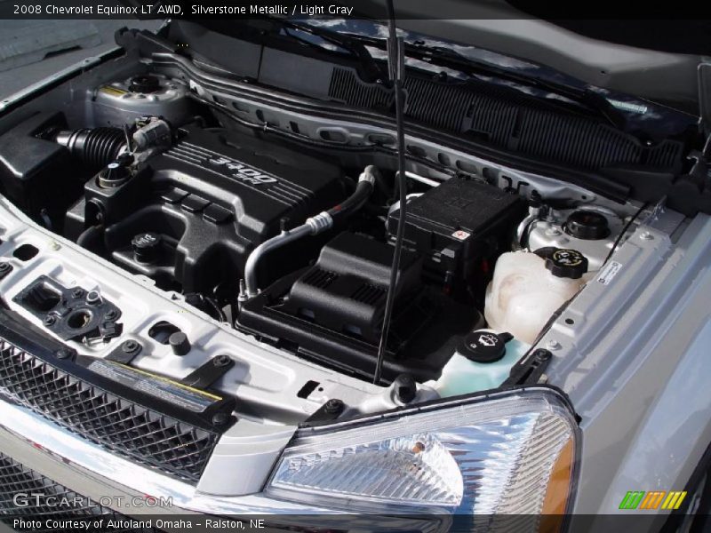 Silverstone Metallic / Light Gray 2008 Chevrolet Equinox LT AWD