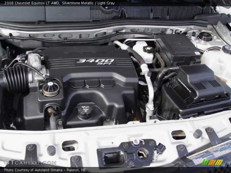 Silverstone Metallic / Light Gray 2008 Chevrolet Equinox LT AWD