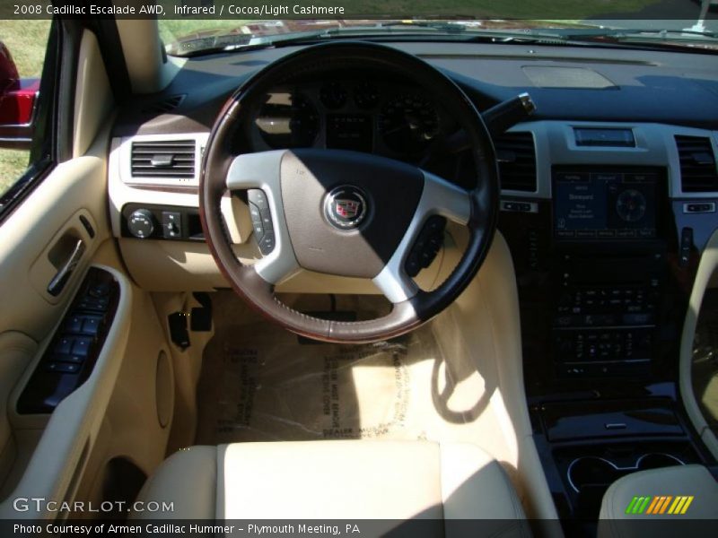 Infrared / Cocoa/Light Cashmere 2008 Cadillac Escalade AWD