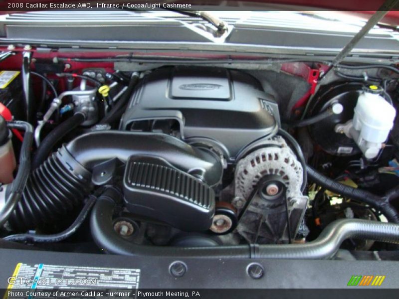 Infrared / Cocoa/Light Cashmere 2008 Cadillac Escalade AWD