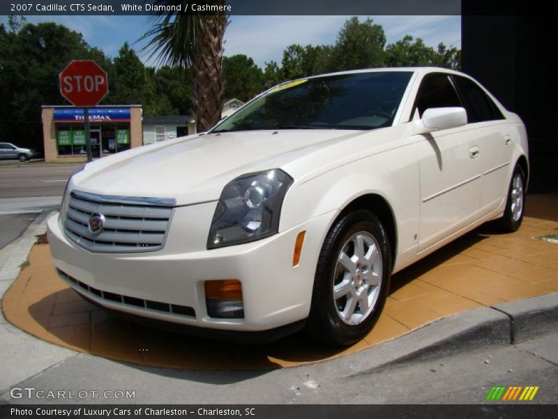 White Diamond / Cashmere 2007 Cadillac CTS Sedan