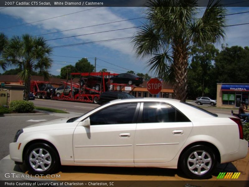 White Diamond / Cashmere 2007 Cadillac CTS Sedan