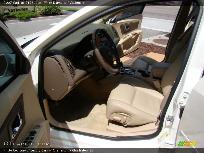 White Diamond / Cashmere 2007 Cadillac CTS Sedan