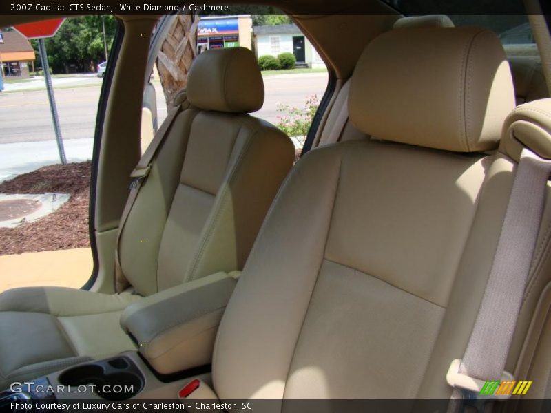 White Diamond / Cashmere 2007 Cadillac CTS Sedan