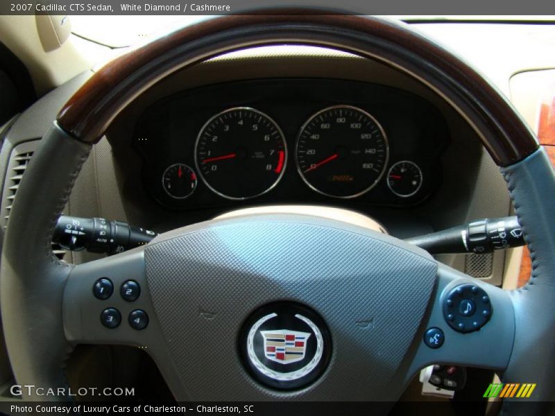 White Diamond / Cashmere 2007 Cadillac CTS Sedan