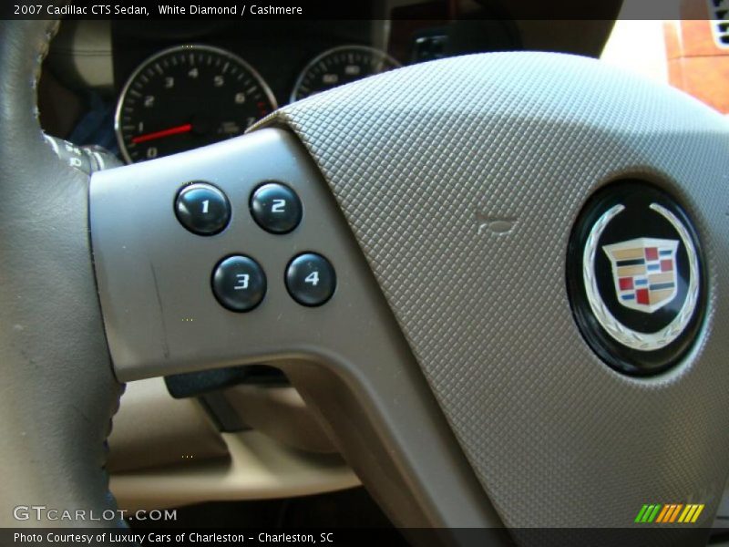 White Diamond / Cashmere 2007 Cadillac CTS Sedan