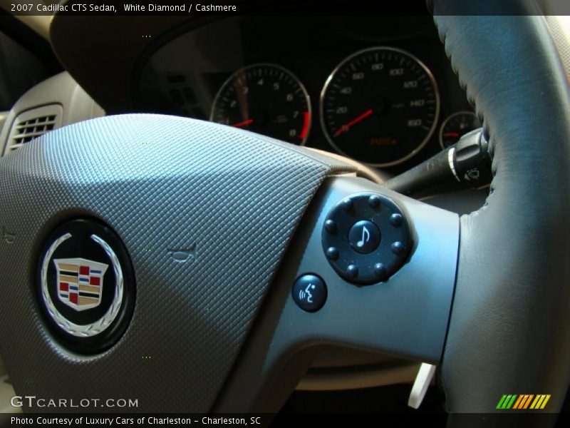 White Diamond / Cashmere 2007 Cadillac CTS Sedan