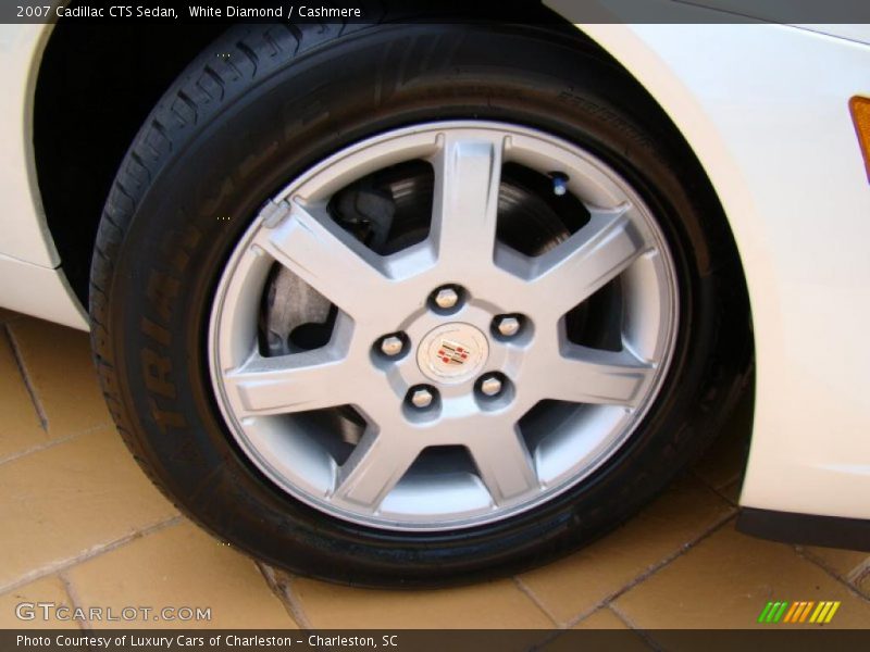 White Diamond / Cashmere 2007 Cadillac CTS Sedan