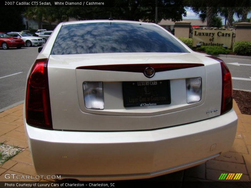 White Diamond / Cashmere 2007 Cadillac CTS Sedan