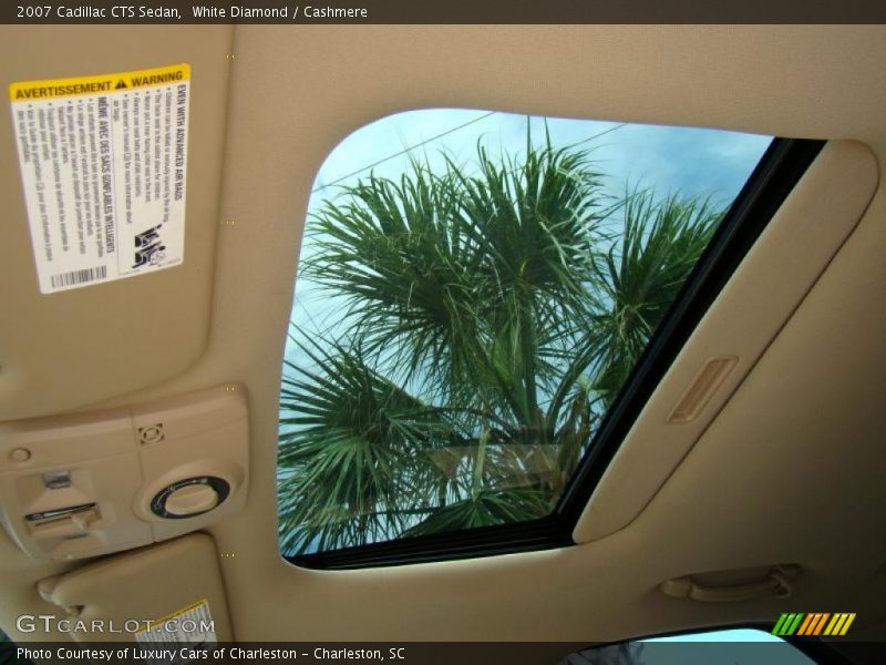 White Diamond / Cashmere 2007 Cadillac CTS Sedan
