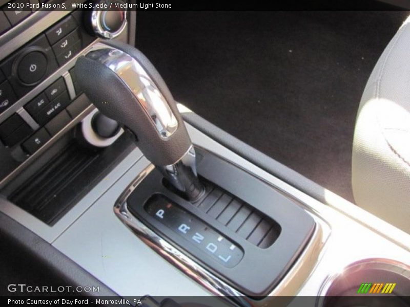 White Suede / Medium Light Stone 2010 Ford Fusion S