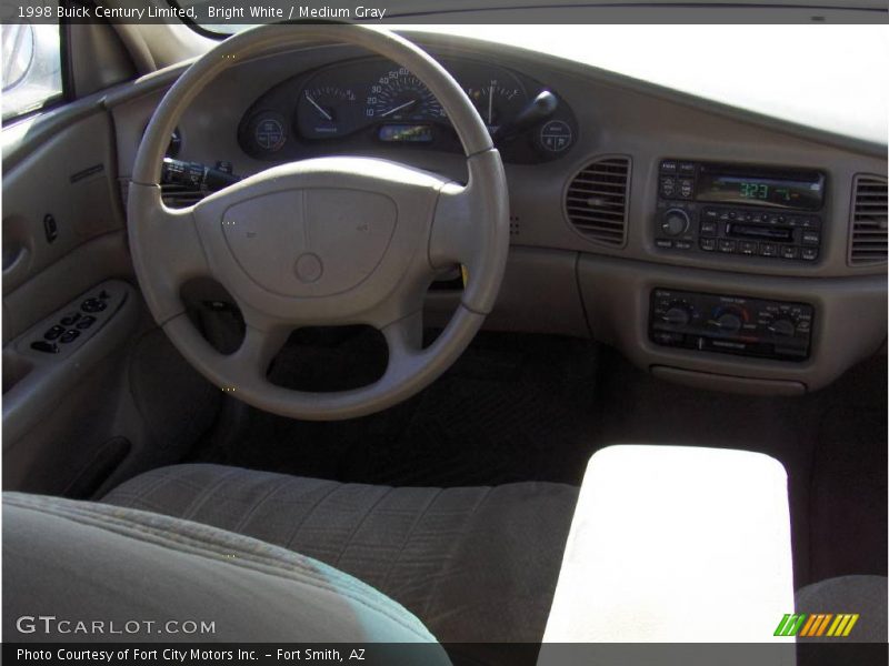 Bright White / Medium Gray 1998 Buick Century Limited