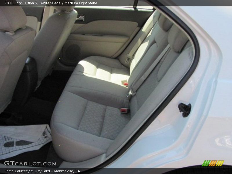 White Suede / Medium Light Stone 2010 Ford Fusion S