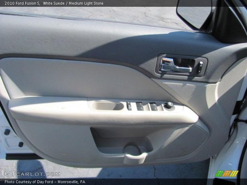 White Suede / Medium Light Stone 2010 Ford Fusion S