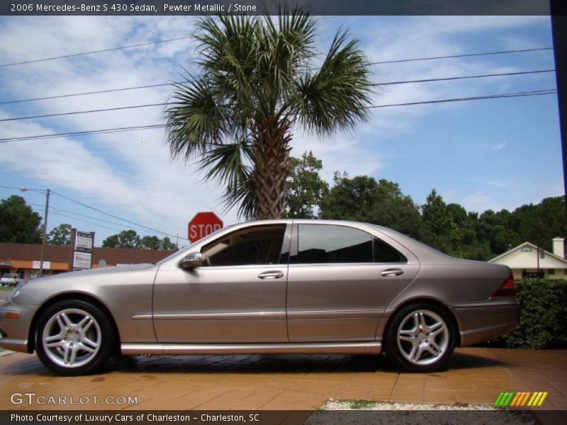 Pewter Metallic / Stone 2006 Mercedes-Benz S 430 Sedan