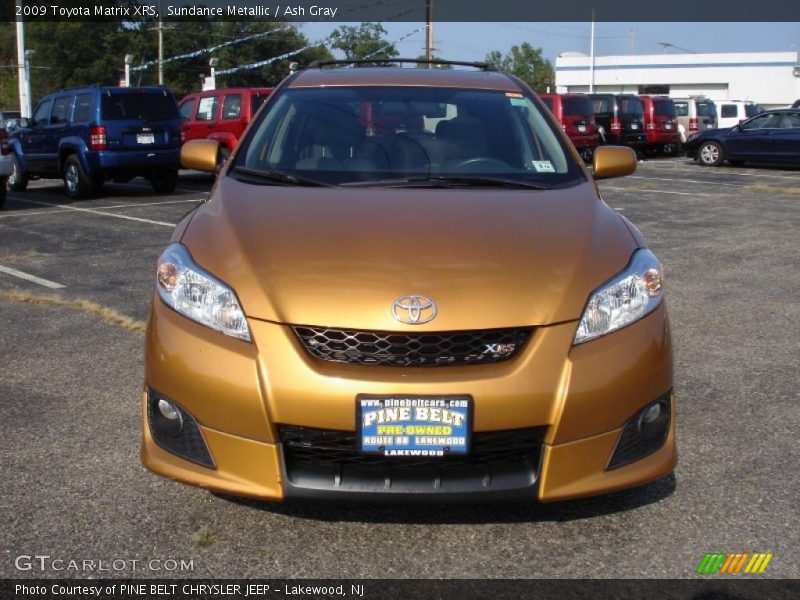 Sundance Metallic / Ash Gray 2009 Toyota Matrix XRS