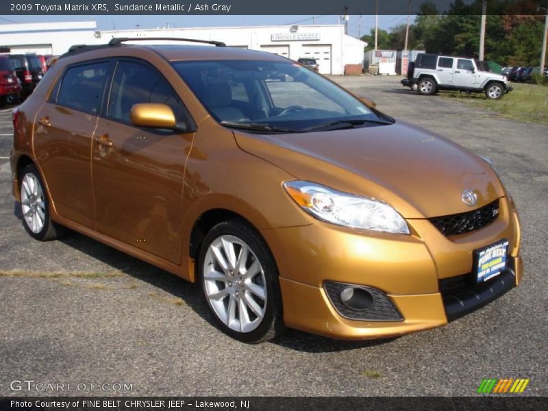 Sundance Metallic / Ash Gray 2009 Toyota Matrix XRS