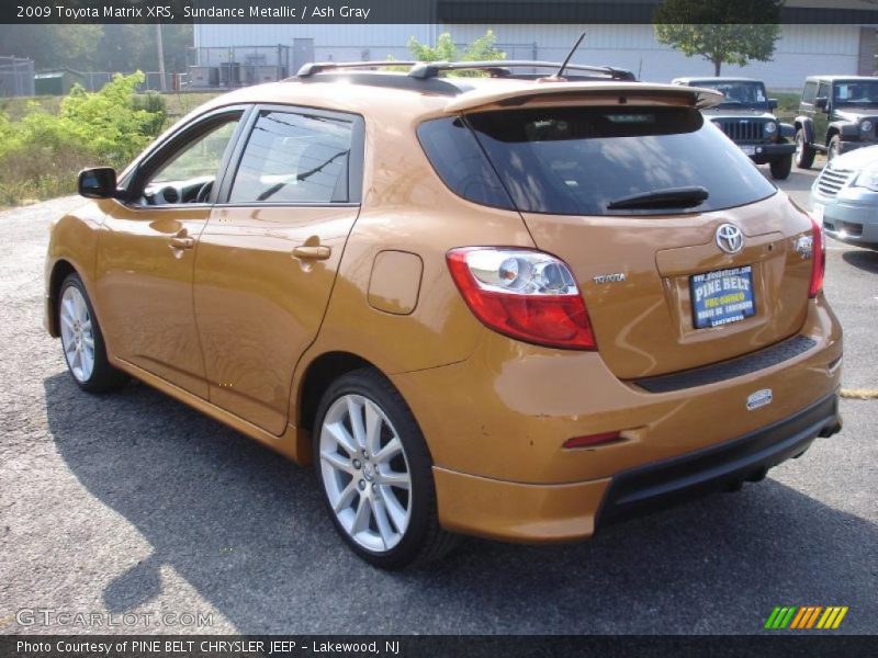 Sundance Metallic / Ash Gray 2009 Toyota Matrix XRS