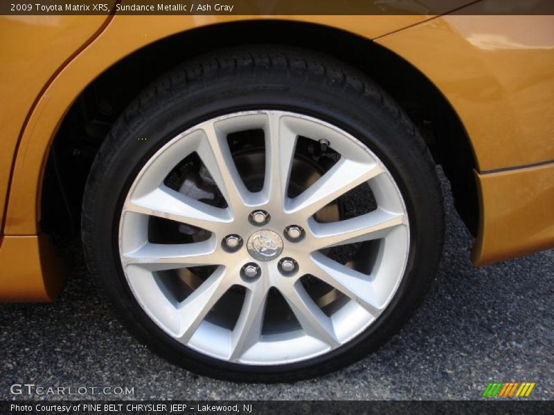 Sundance Metallic / Ash Gray 2009 Toyota Matrix XRS