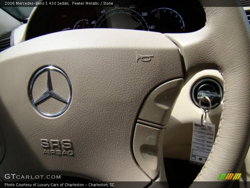 Pewter Metallic / Stone 2006 Mercedes-Benz S 430 Sedan