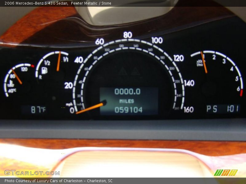 Pewter Metallic / Stone 2006 Mercedes-Benz S 430 Sedan