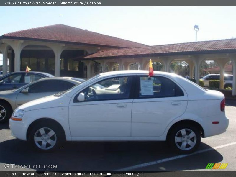 Summit White / Charcoal 2006 Chevrolet Aveo LS Sedan