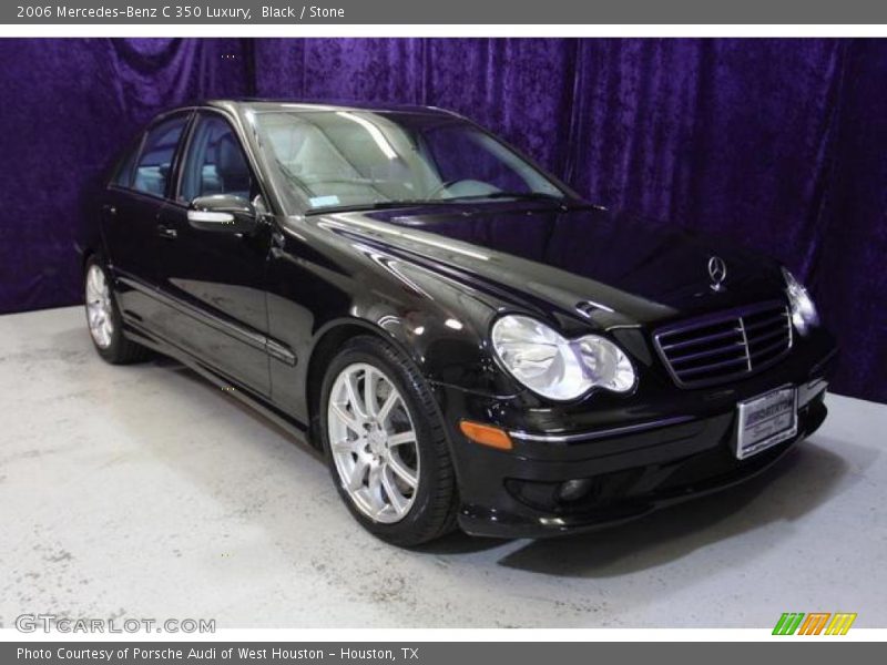Black / Stone 2006 Mercedes-Benz C 350 Luxury