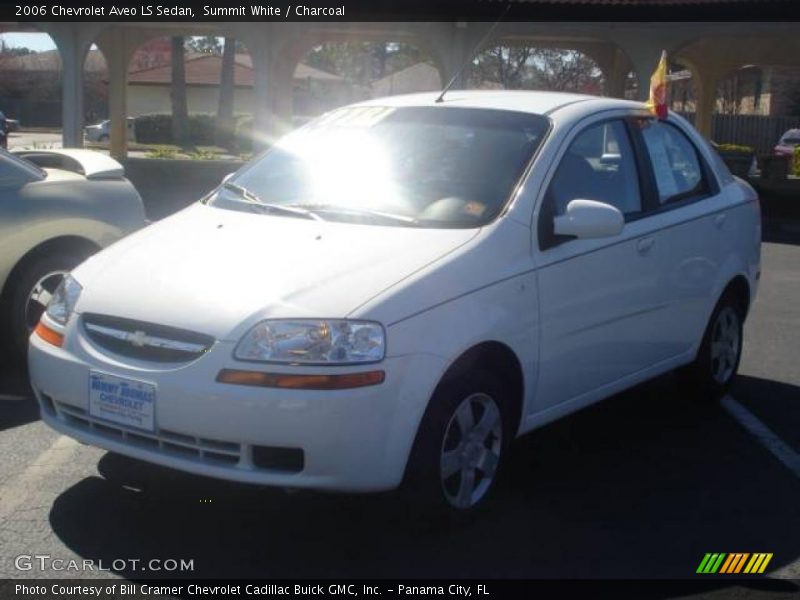 Summit White / Charcoal 2006 Chevrolet Aveo LS Sedan