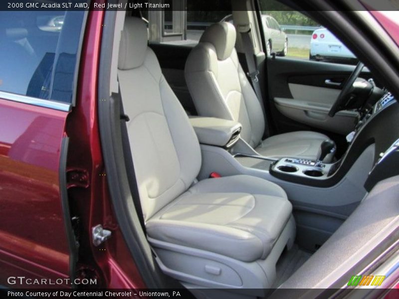 Red Jewel / Light Titanium 2008 GMC Acadia SLT AWD