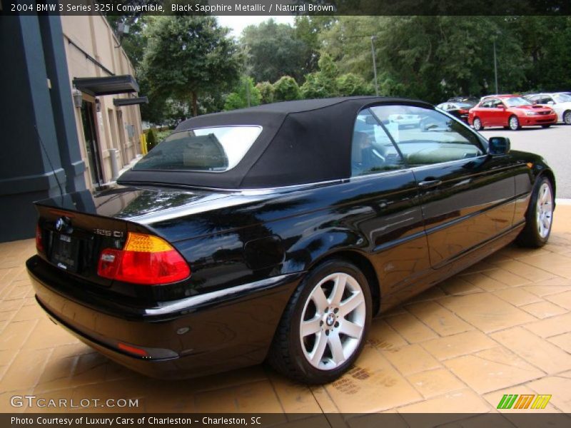 Black Sapphire Metallic / Natural Brown 2004 BMW 3 Series 325i Convertible