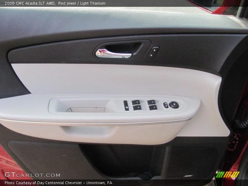 Red Jewel / Light Titanium 2008 GMC Acadia SLT AWD