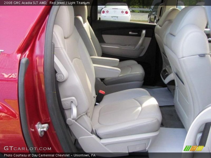 Red Jewel / Light Titanium 2008 GMC Acadia SLT AWD