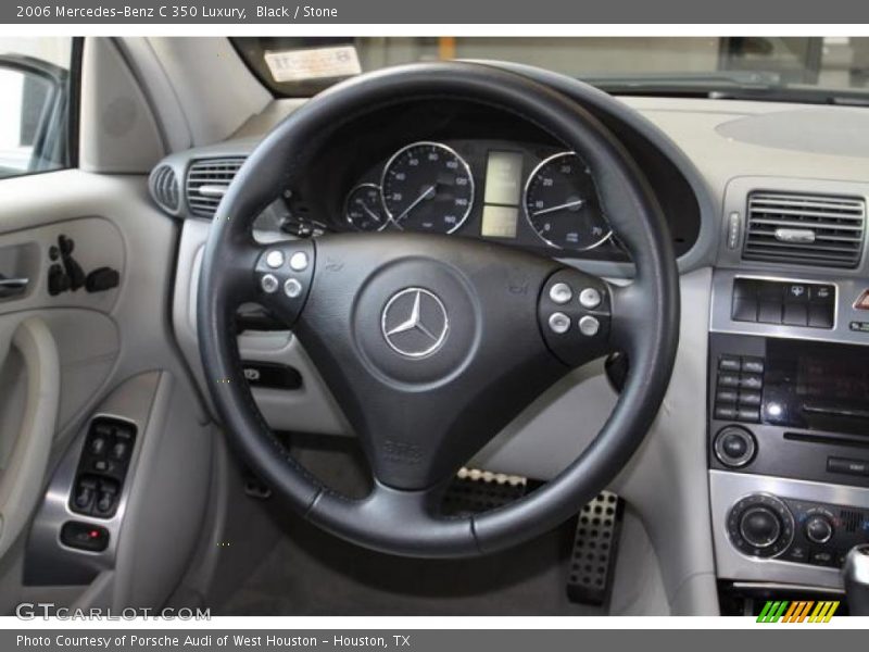 Black / Stone 2006 Mercedes-Benz C 350 Luxury