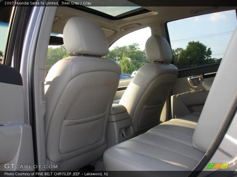 Steel Gray / Gray 2007 Hyundai Santa Fe Limited