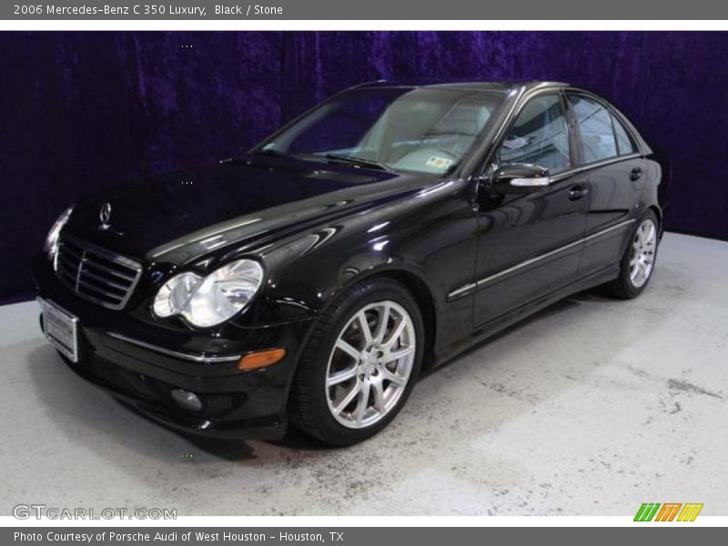 Black / Stone 2006 Mercedes-Benz C 350 Luxury